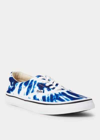 Polo Ralph Lauren Thorton Tie-Dye Lærred Sneakers Herre Danmark (ZJFAN3150)